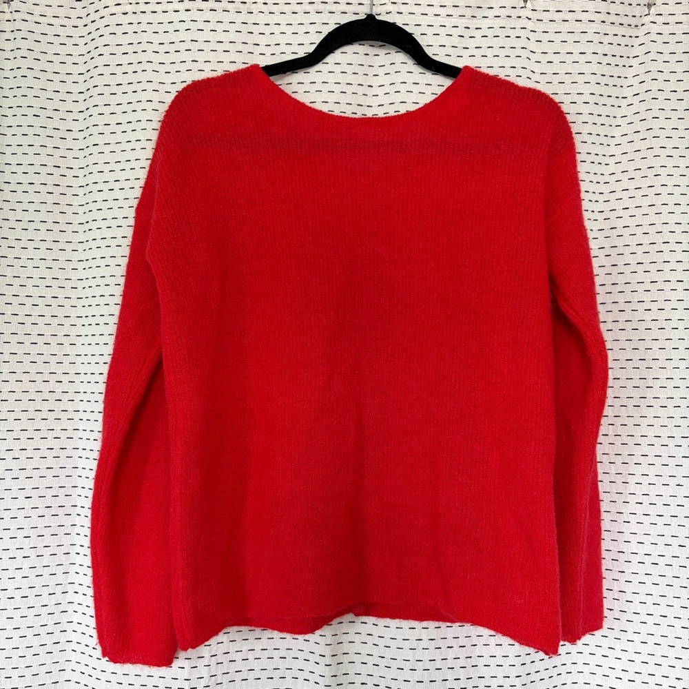 Sézane Gaspar Cardigan Sweater Red - Picture 6 of 6